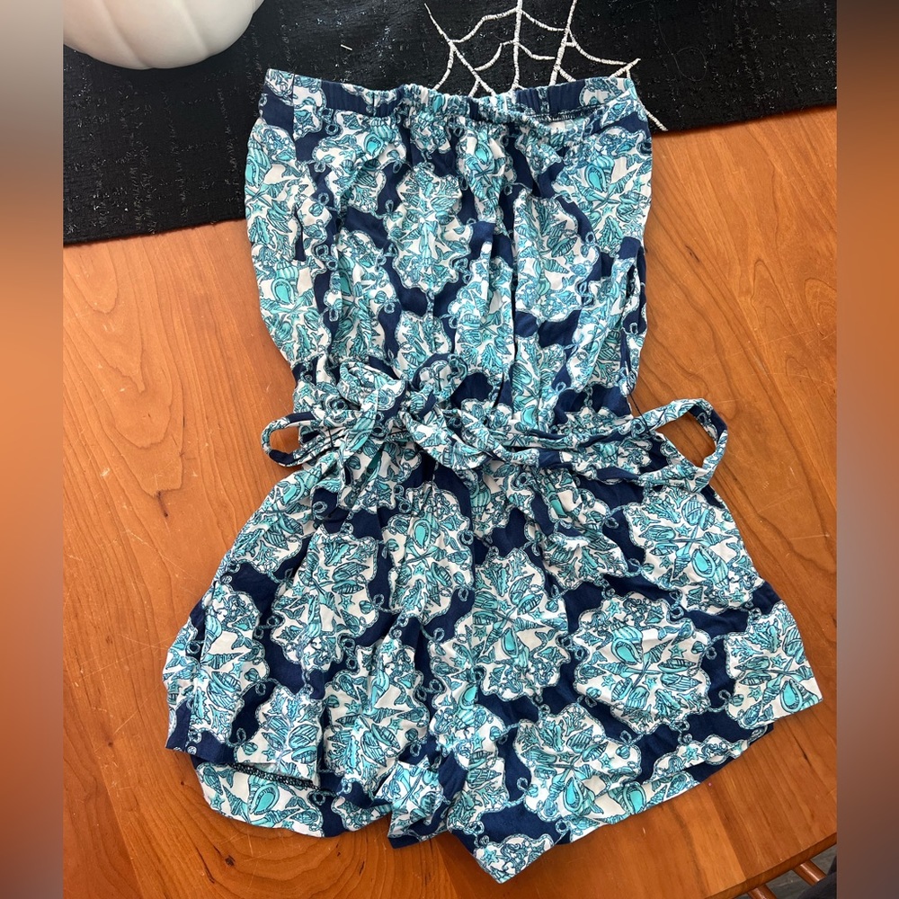 Lilly Pulitzer strapless romper